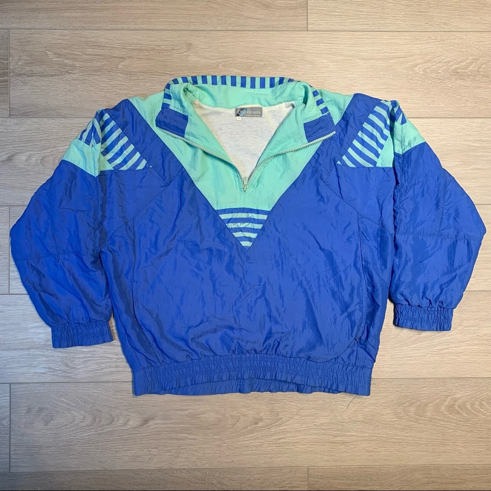 90's Vintage Spring Jacket Trévois International Windbreaker Jacket Size med.